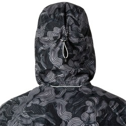 Asics Chaqueta Running Fujitrail Packable Negro Gris Performance Black Hombre