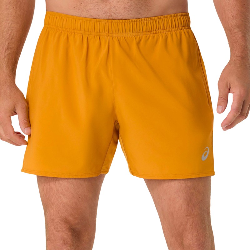 Asics Pantalón Corto Running Core 5In Amarillo Mostaza Sandstorm Hombre