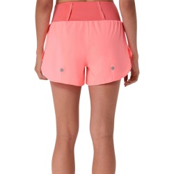 Asics Pantalón Corto Running Road 3.5In Rosa Sun Coral Mujer
