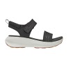 Atom Sandalia Fusion V3 Negro Blanco Black Mujer