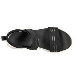 Atom Sandalia Fusion V3 Negro Blanco Black Mujer