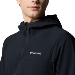 Columbia Softshell Ligero Heather Canyon™ II Negro Black Hombre