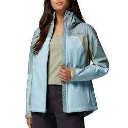 Columbia Chaqueta Impermeable Inner Limits™ IV Azul Verde Marine Light Crushed Blue Mujer