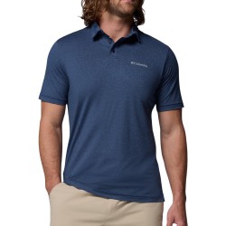 Columbia Polo Parsons Point Azul Jaspeado Collegiate Navy Hombre
