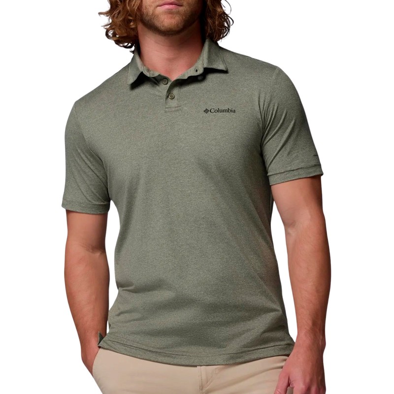 Columbia Polo Parsons Point Verde Stone Green Hombre