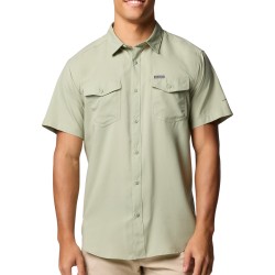 Columbia Camisa Manga Corta Utilizer™ II Verde Claro Safari Hombre