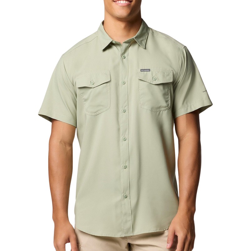 Columbia Camisa Manga Corta Utilizer™ II Verde Claro Safari Hombre