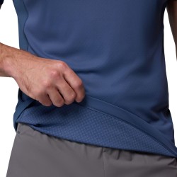 Columbia Camiseta Zero Rules Azul Dark Mountain Hombre