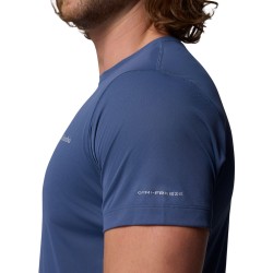 Columbia Camiseta Zero Rules Azul Dark Mountain Hombre