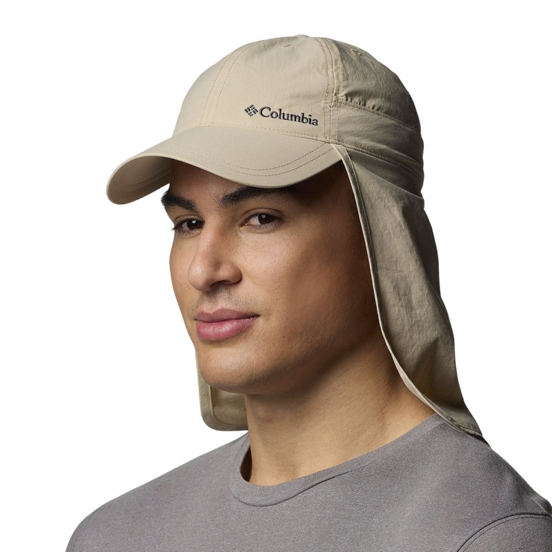 Columbia Gorra Con Capa Schooner Bank Beige Safari