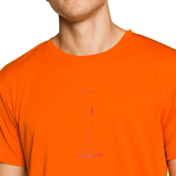 Trangoworld Camiseta Adigo Naranja Hombre