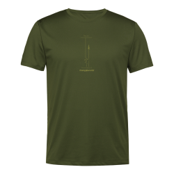 Trangoworld Camiseta Adigo Verde Osscuro Hombre