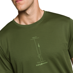 Trangoworld Camiseta Adigo Verde Osscuro Hombre