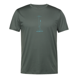Trangoworld Camiseta Adigo Azul Verdoso Hombre