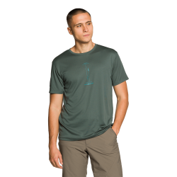 Trangoworld Camiseta Adigo Azul Verdoso Hombre