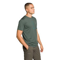 Trangoworld Camiseta Adigo Azul Verdoso Hombre
