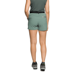 Trangoworld Pantalón Corto Vigur Gris Azulado Mujer