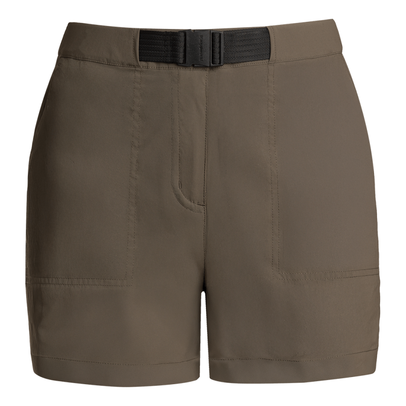 Trangoworld Pantalón Corto Vigur Marron Mujer