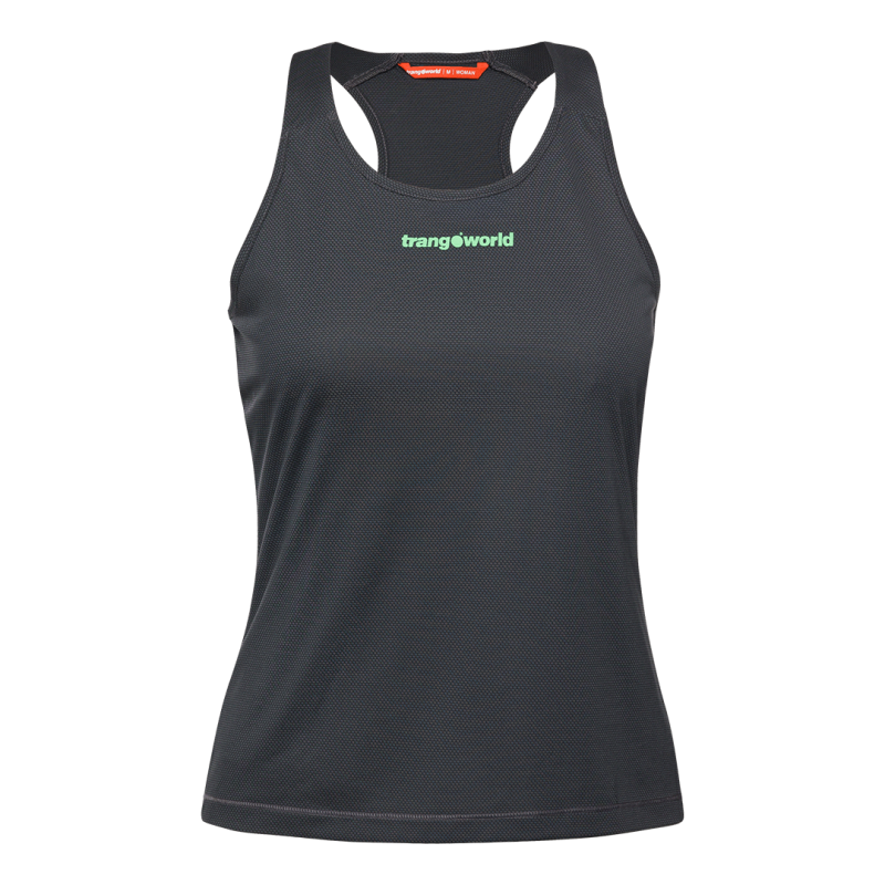 Trangoworld Camiseta Luarca Antracita Mujer
