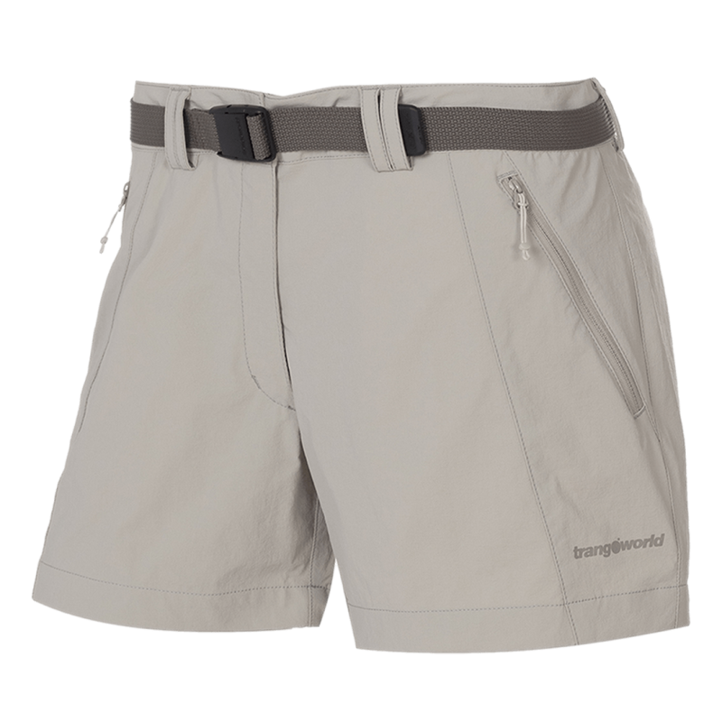 Trangoworld Pantalón Corto Gorner Beige Mujer