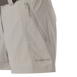 Trangoworld Pantalón Corto Gorner Beige Mujer