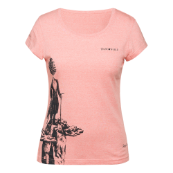 Trangoworld Camiseta Pinea Coral Mujer