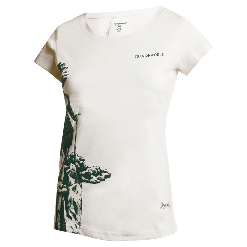 Trangoworld Camiseta Pinea Beige Mujer