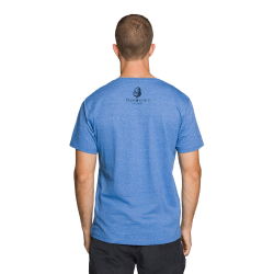 Trangoworld Camiseta Nubes Azul Hombre