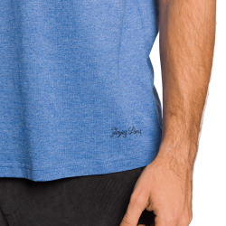 Trangoworld Camiseta Nubes Azul Hombre