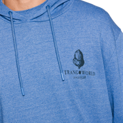 Trangoworld Sudadera Fauna Azul Hombre