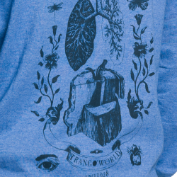 Trangoworld Sudadera Fauna Azul Hombre