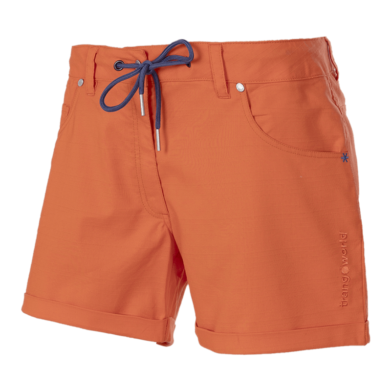Trangoworld Pantalón Corto Gemona Naranja Mujer