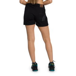 Trangoworld Pantalón Corto Gemona Negro Mujer