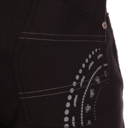 Trangoworld Pantalón Corto Gemona Negro Mujer