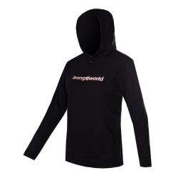 Trangoworld Sudadera Sousa Negro Mujer