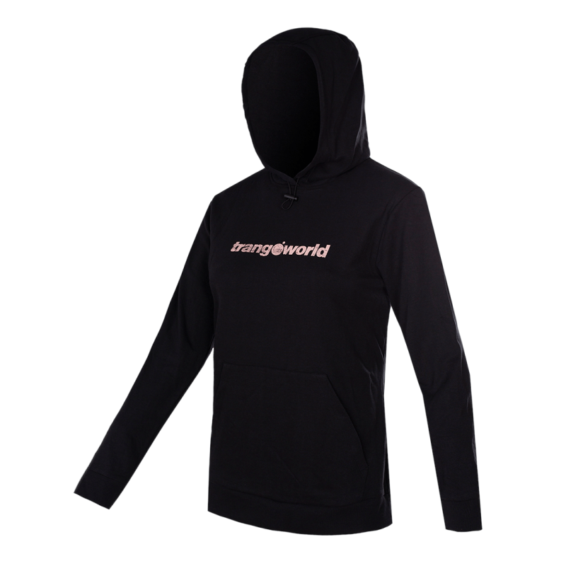 Trangoworld Sudadera Sousa Negro Mujer