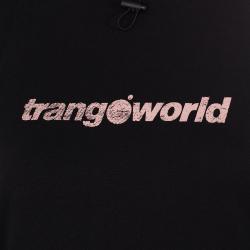 Trangoworld Sudadera Sousa Negro Mujer