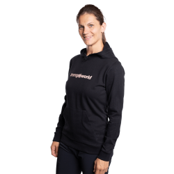 Trangoworld Sudadera Sousa Negro Mujer