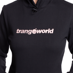 Trangoworld Sudadera Sousa Negro Mujer
