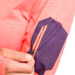 Trangoworld Camiseta Trx2 Wm Pro Long Coral Mujer