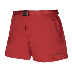 Trangoworld Pantalón Corto Kumo Burdeos Mujer