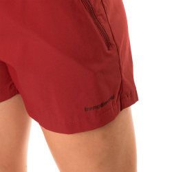 Trangoworld Pantalón Corto Kumo Burdeos Mujer