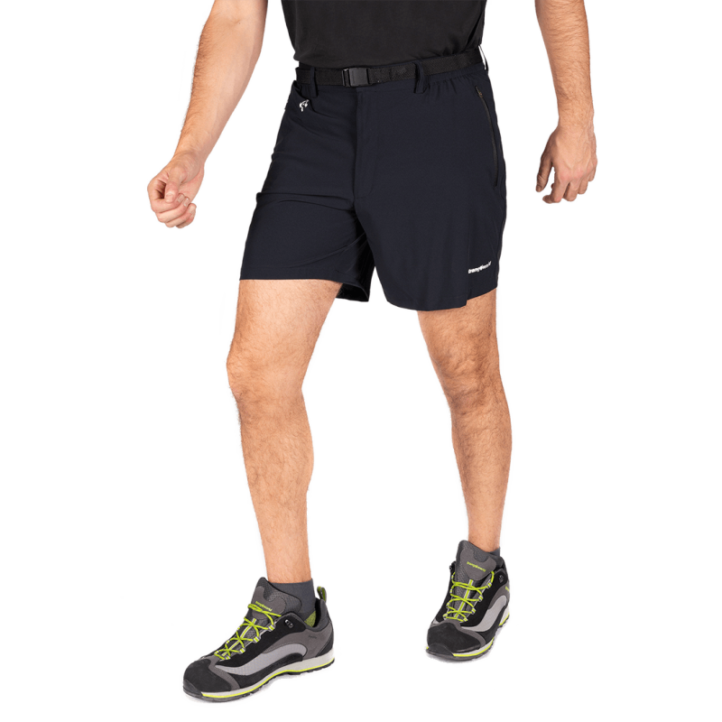 Trangoworld Pantalón Corto Serto Negro Hombre