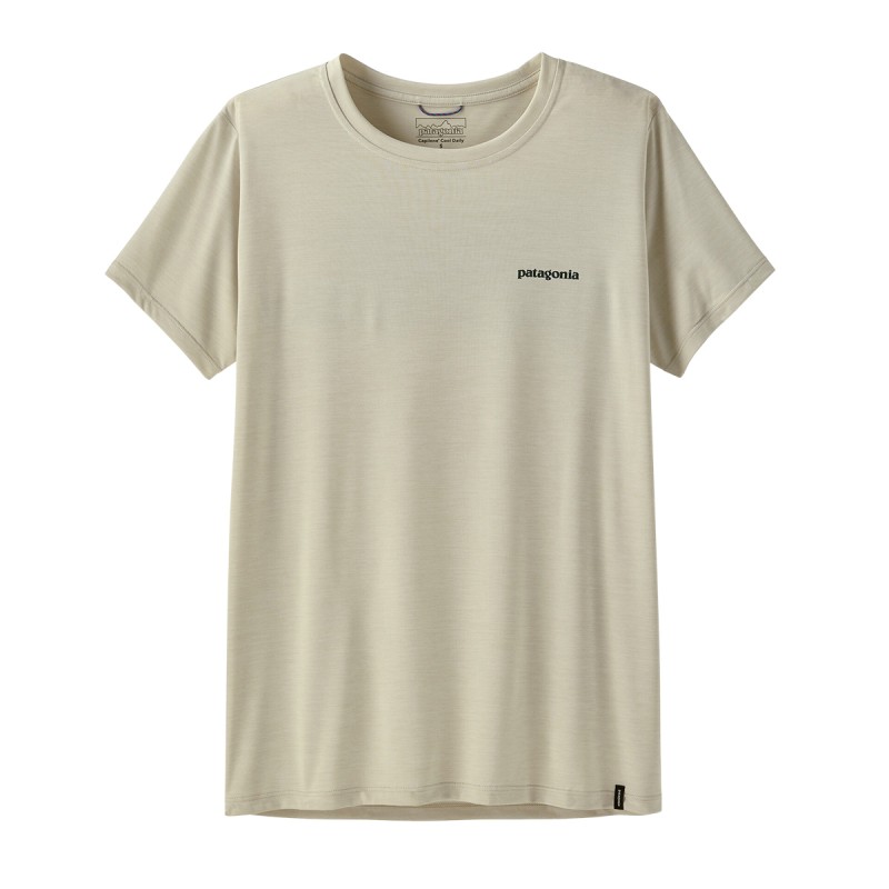 Patagonia Camiseta Capilene Cool Daily Blanco Dyno White Mujer