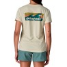 Patagonia Camiseta Capilene Cool Daily Blanco Dyno White Mujer