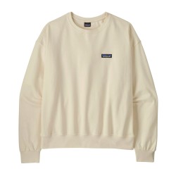 Patagonia Sudadera Daily Crew Blanco Roto Wool White Mujer