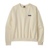 Patagonia Sudadera Daily Crew Blanco Roto Wool White Mujer