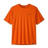 Patagonia Camiseta Men's P-6 Logo T-Shirt Coal Orange Hombre