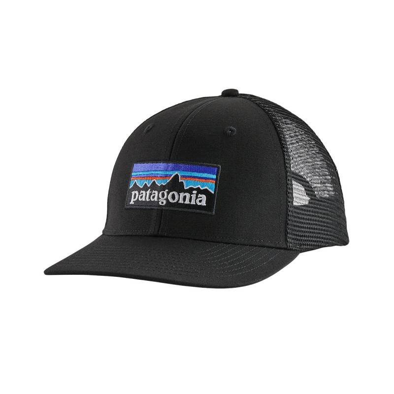 Patagonia Gorra P-6 Logo Trucker Hat Negro Black