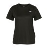 New Balance Camiseta Sport Essential Negro Black Mujer
